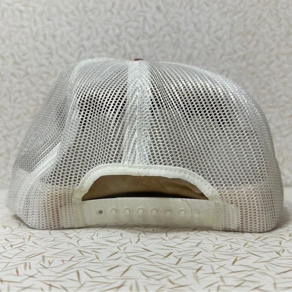 VTG Nascar Charlotte Speed Week Hat Cap Puffed Mesh Trucker SnapBack 80’s Retro - Picture 3 of 7